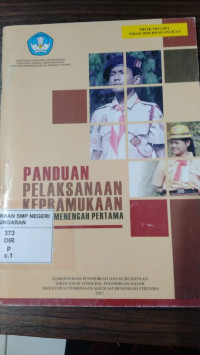 Image of Panduan Pelaksanaan Kepramukaan di sekolah menengah pertama