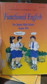 Image of Functional English For Junior High School Grade VIII