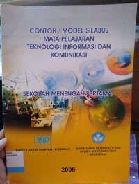 Contoh / Model Silabus Mata Pelajaran Teknologi Informasi dan Komunikasi