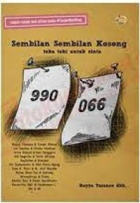 Sembilan Sembilan Kosong : Teka Teki untuk Cinta